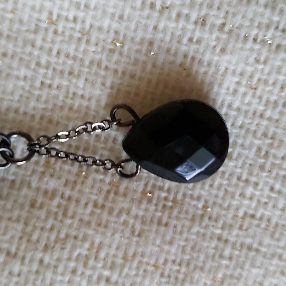 Black Stone Necklace - Picture 3 of 6